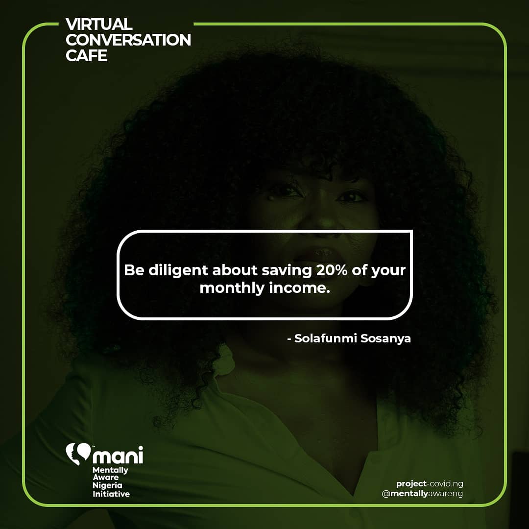 MentallyAwareNG's tweet photo. Our first Virtual Conversation Cafe held days back, we couldn't hold back to some of these memorable words alone, we hope you learn a thing or two.
#mentallyawareng #MANIVCC #covid19andmyincome #Covid_19 https://t.co/bkJFxptJJb
