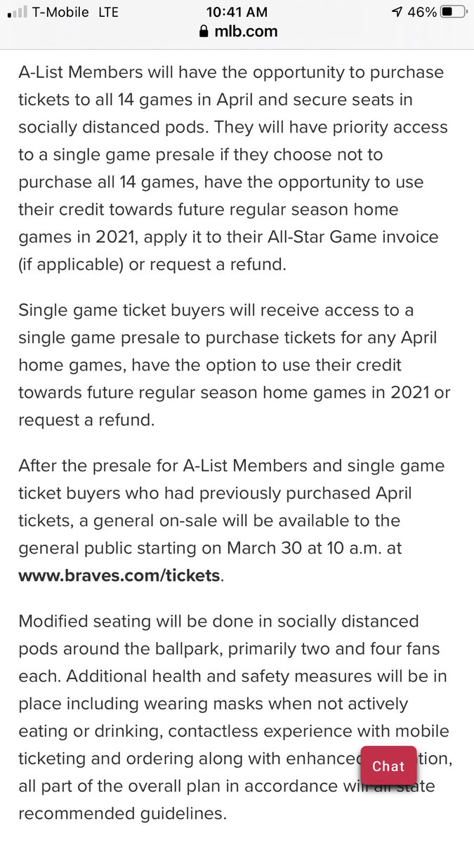 DOBrienATL's tweet image. #Braves will allow 33 percent capacity at Truist Park