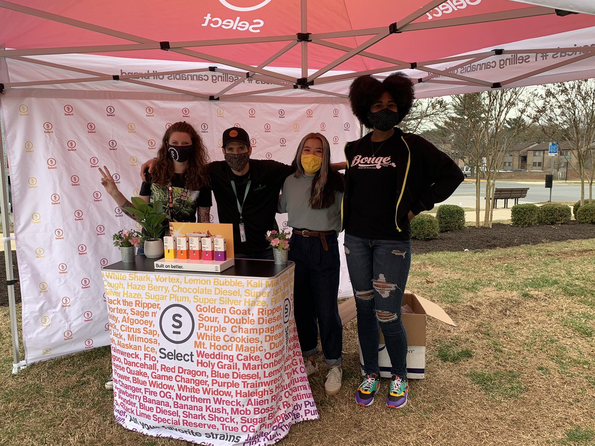 Amazing new <a href="/Curaleaf_Inc/">Curaleaf</a> Gaithersburg store opening today, coupled with the launch of our new <a href="/select_better/">Select</a> Fresh vapes. A lot of hard work by our team to make it all happen. Special shout out to our #RootedinGood partner <a href="/rolling_bouqes/">Bouqé Rolling Paper Company</a> #420by2025