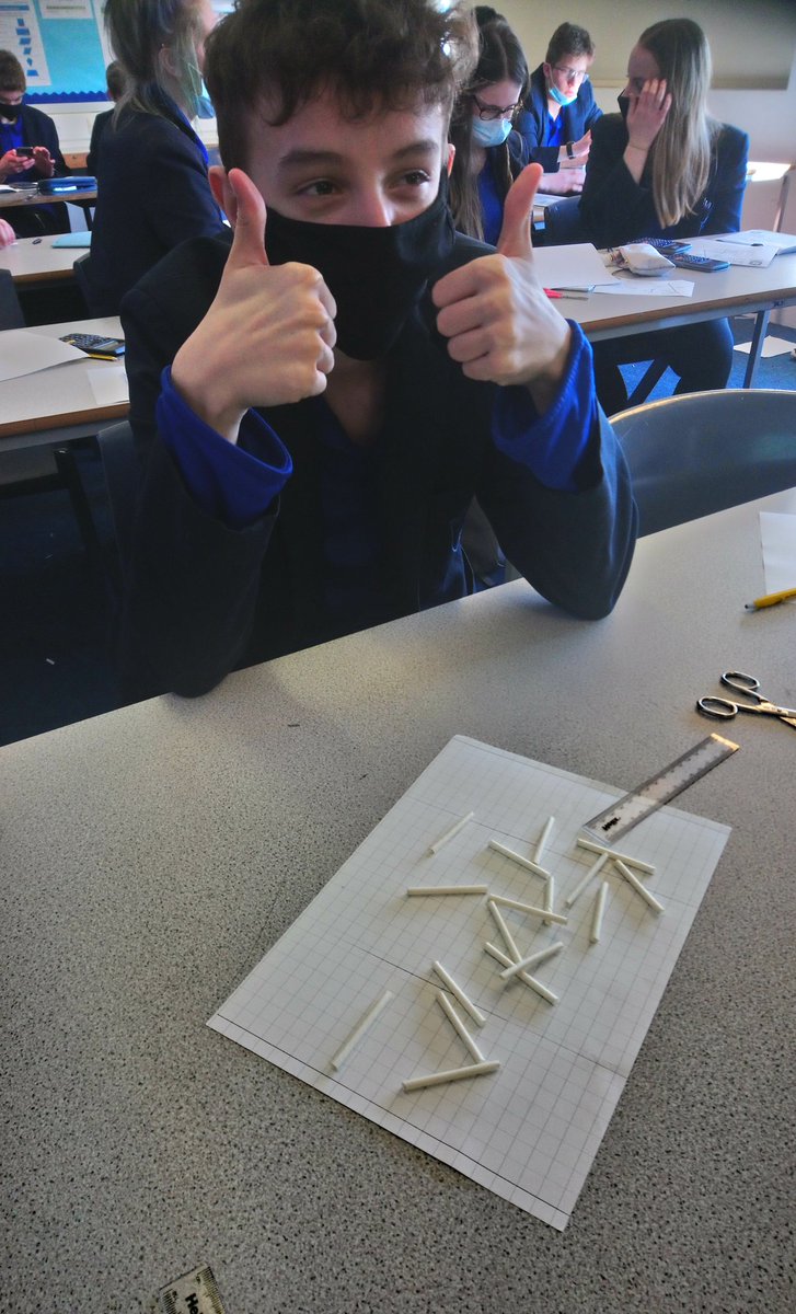 TMWSmaths's tweet photo. Some Year 8s and 10s getting involved with some pi week activities!
https://t.co/pnFIOTMO7e
Have a go and enter your results too! 
#buffonsneedle #piweek #ukmathstrust https://t.co/GfvxVgeXKN