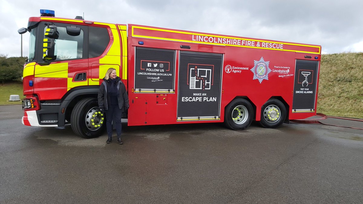 Our latest addition <a href="/LincsFireRescue/">Lincolnshire Fire and Rescue</a> Fleet, this magnificent multi-use appliance incorporating water carrier, environmental &amp; chemical hazard equipment. Excellent partnership with <a href="/EnvAgency/">Environment Agency</a> <a href="/Cawrey/">Lindsey Cawrey</a> in support.