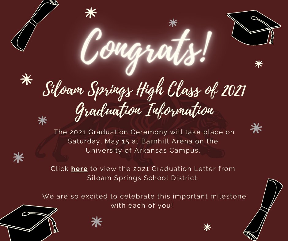 Class of 2021 Graduation Information
bit.ly/38yko5u
#pantherpride
#SSHS
