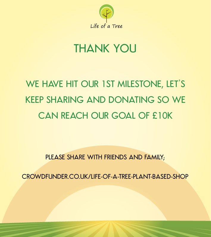 The support has been amazing and we have reached 20% of our £10,000 target within 36hrs!
-
Please continue to donate and share!
-
Link in bio!
-
#moringa #vegan #organic #community #ethical #market #crowdfunding #plantbasedshop #hackney #health #wealth