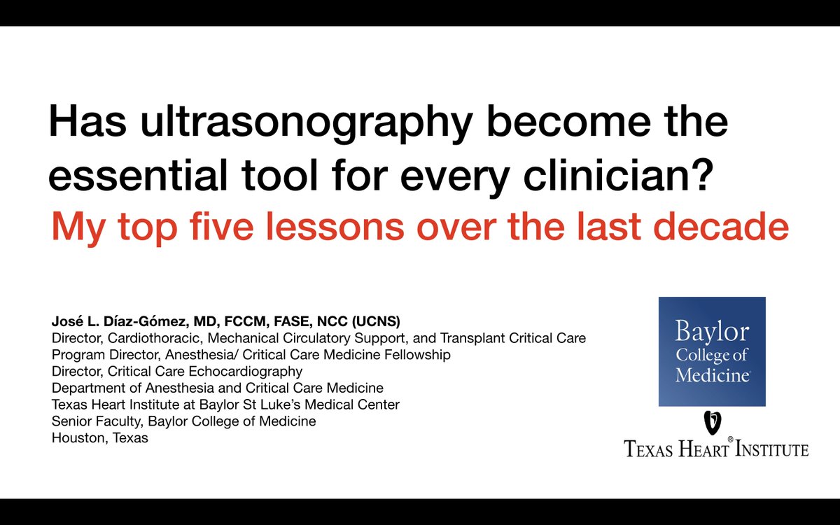 José L. Díaz-Gómez, MD, MAS, FCCM, FASE, NCC(UCNS) tweet media
