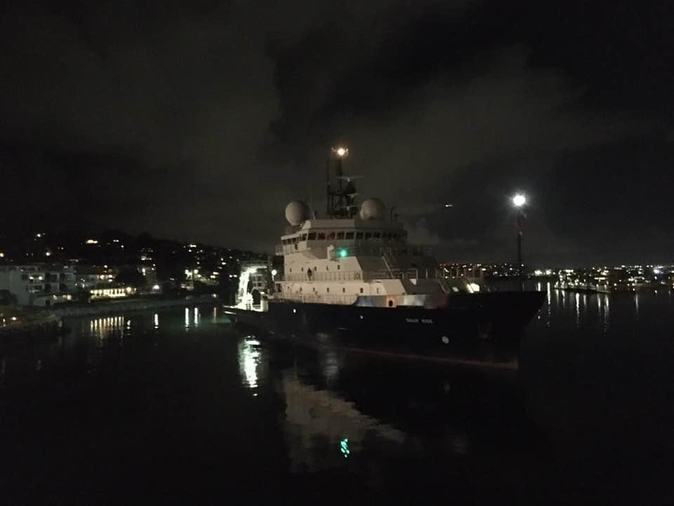 R/V Sally Ride (@rvsallyride) on Twitter photo Great shot by Captain Wes Hill from the nearby <a href="/RVRogerRevelle/">R/V Roger Revelle</a> of <a href="/RVSallyRide/">R/V Sally Ride</a> leaving San Diego. Read more about the ship’s important next mission in the <a href="/latimes/">Los Angeles Times</a>. 📷 by latimes.com/environment/st… Great shot by Captain Wes Hill from the nearby <a href="/RVRogerRevelle/">R/V Roger Revelle</a> of <a href="/RVSallyRide/">R/V Sally Ride</a> leaving San Diego. Read more about the ship’s important next mission in the <a href="/latimes/">Los Angeles Times</a>. 📷 by latimes.com/environment/st…