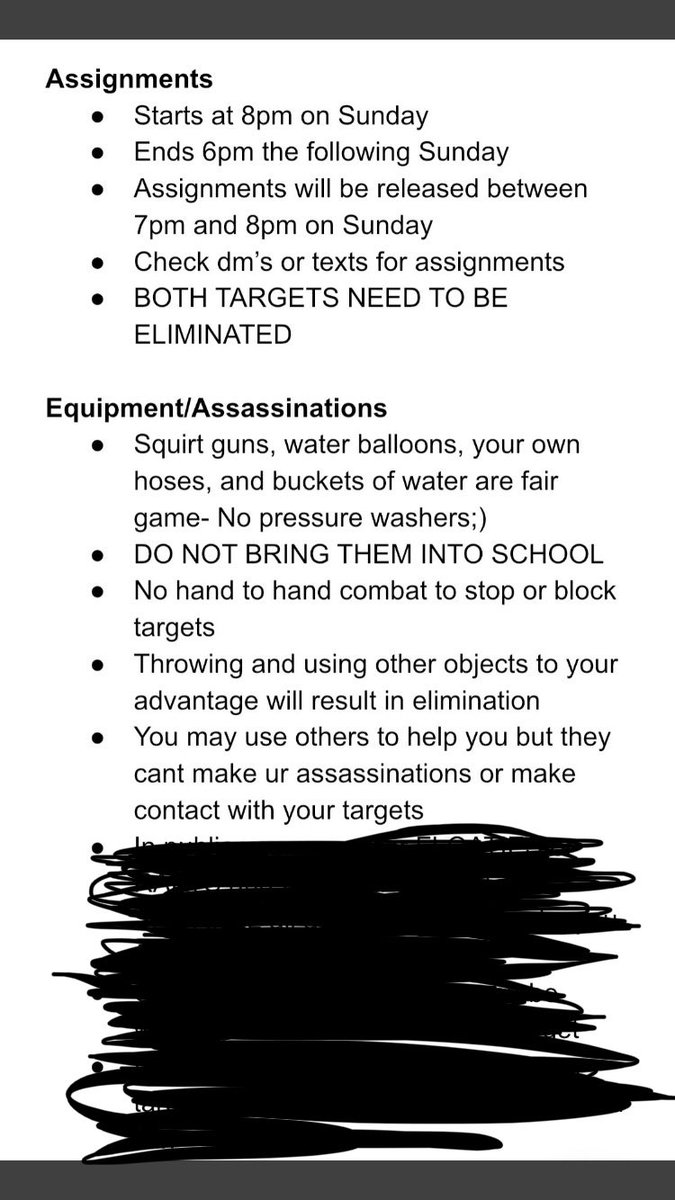 NHS_assassin_'s tweet photo. Same rules last year w/ some changes another screenshot will be following this tweet🙂 https://t.co/789u0wAcoX