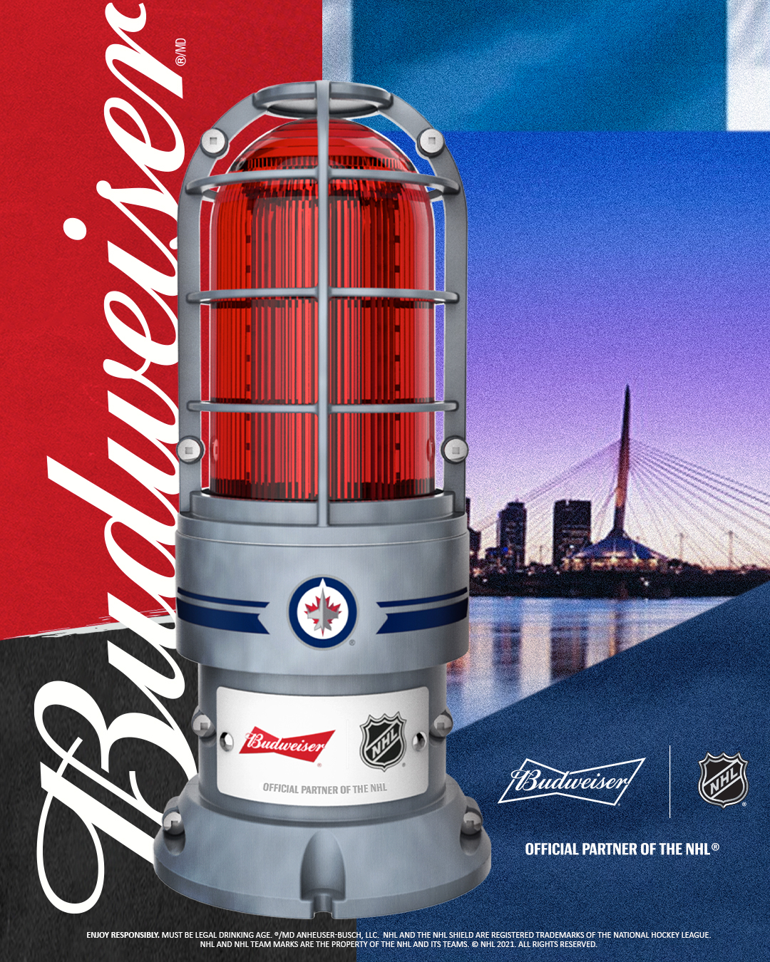 Budweiser NHL Goal Light