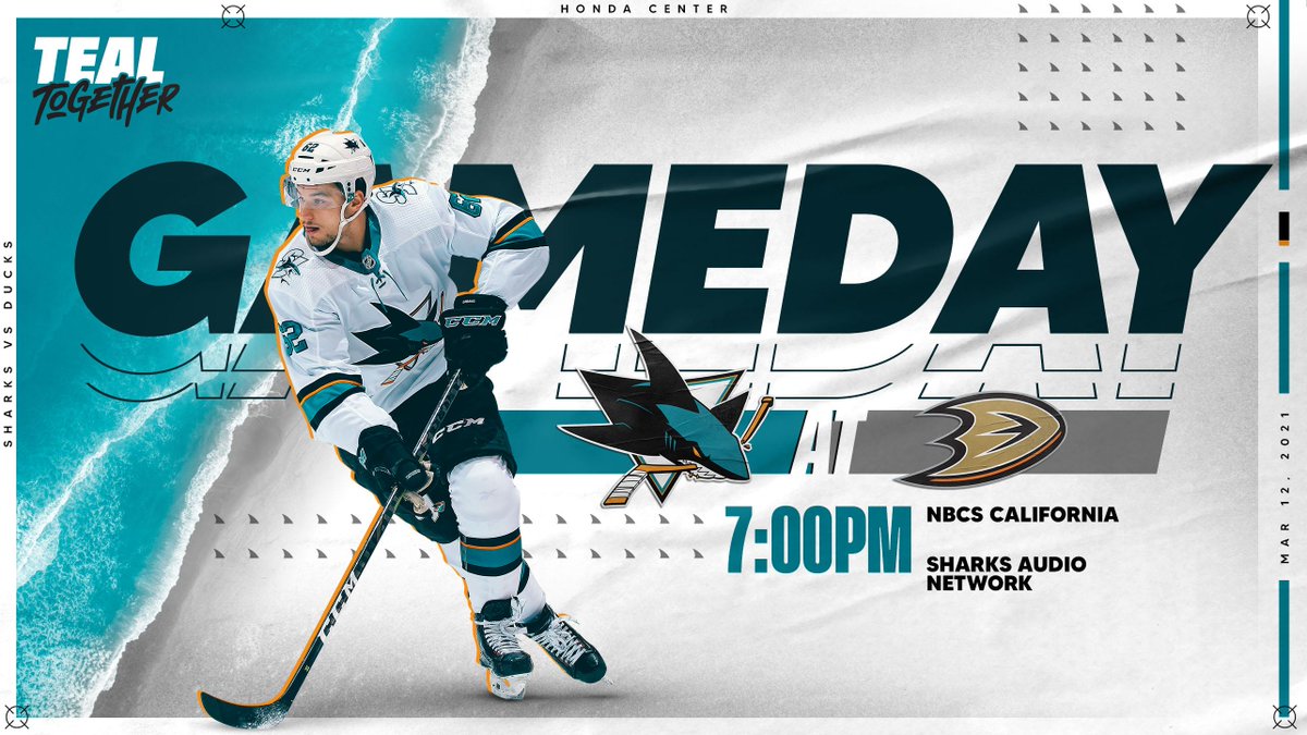 SanJoseSharks's tweet photo. FRIDAY NIGHT HOCKEY!

📍 Anaheim, CA
🕐 7PM PT
📺 NBCS California
📻 Sharks Audio Network https://t.co/mgtuh8HYKH