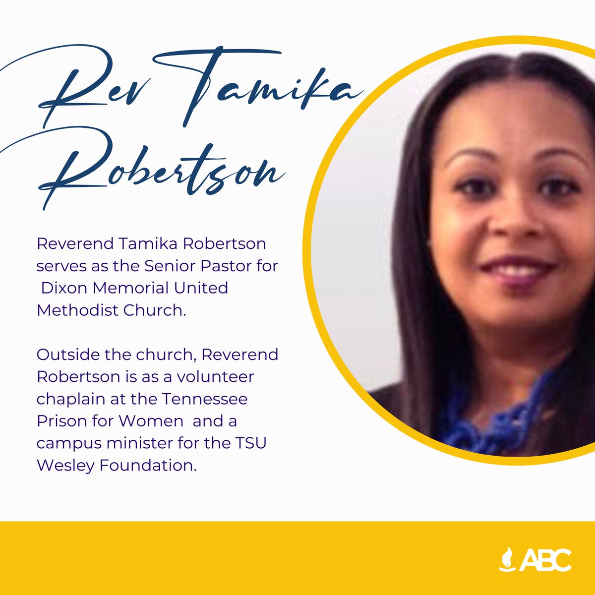 abcedu1924's tweet photo. Rev. Tamika Robertson has a heart for community service, which is evident through her extensive volunteer experiences.
#WomensHistoryMonth #ABCAlumni https://t.co/RyZGiiOoWc