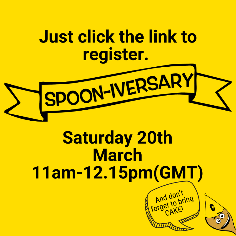 Camerados_org's tweet photo. It’s almost our one year SPOON-IVERSARY & everyone’s invited! We’d love you to come #JoinIn on the #SpoonRoom celebration!
Whether you are a seasoned spooner or completely new, we’d just love to have #camerados alongside each other.