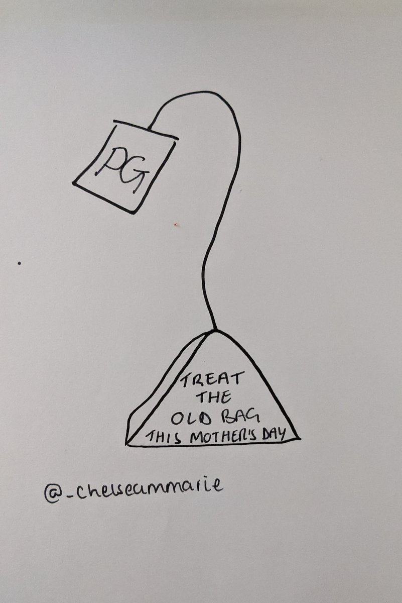 _chelseammarie's tweet photo. My mum had an idea for today's brief @OneMinuteBriefs @PGtips #CuppasTogether 

Creds to mother grimmers https://t.co/eXZGXjlQ6l