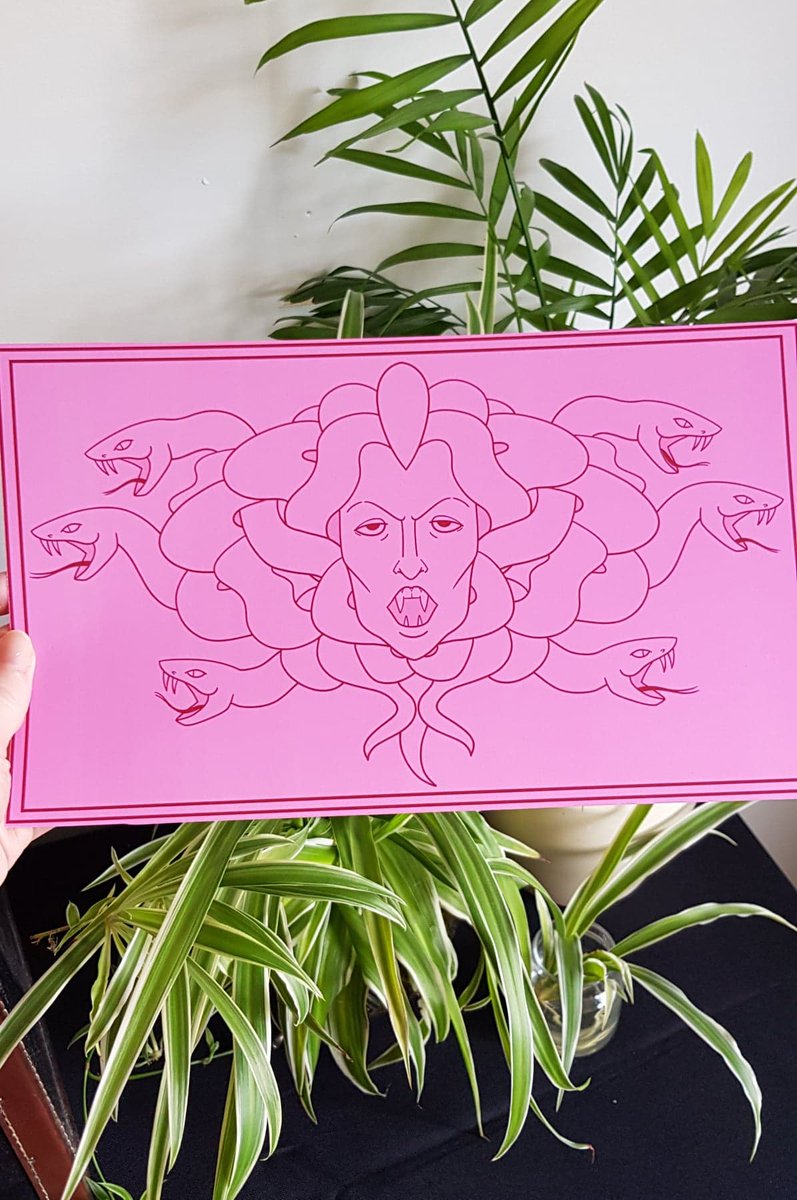 Becca_Connor_'s tweet photo. My Etsy store is more stocked than it has ever been! Looking for art inspired by monsters, ladies, or monster ladies? Then I will absolutely have something for ya https://t.co/NEYVyCDouT https://t.co/8StOfd8EJH