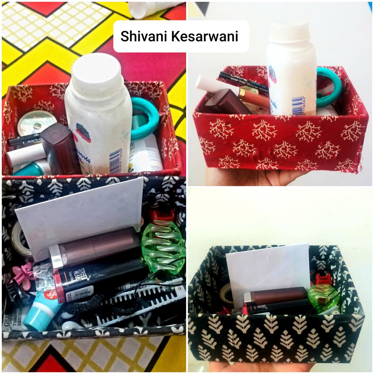 Shivani_kesar's tweet photo. @amazonIN To safe our environment recycling is very important, &amp; Reusing is even better as it saves the energy that is required to recycle."One way to Reduce is to Reuse"
I made these organizers to keep little things near my mirror &amp; bigger one to keep clothes 
I #PledgeToReuse♻️ @amazonIN https://t.co/MCIE6GyRW3
