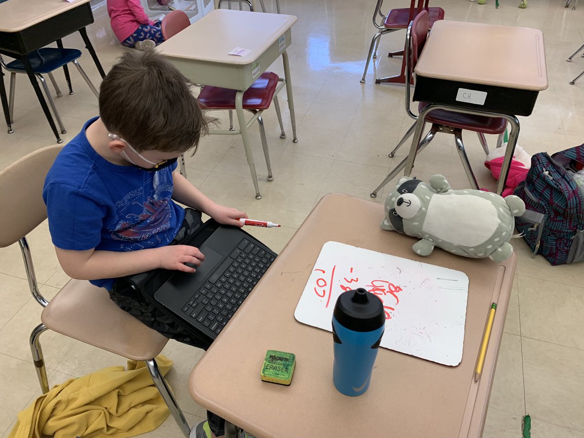 MsNicoleNoonan's tweet photo. These students are subtraction masters! They have been working so hard this week, all that hard work is paying off! @RobertHunterES #RHRaccoons https://t.co/hW29SNb4HD