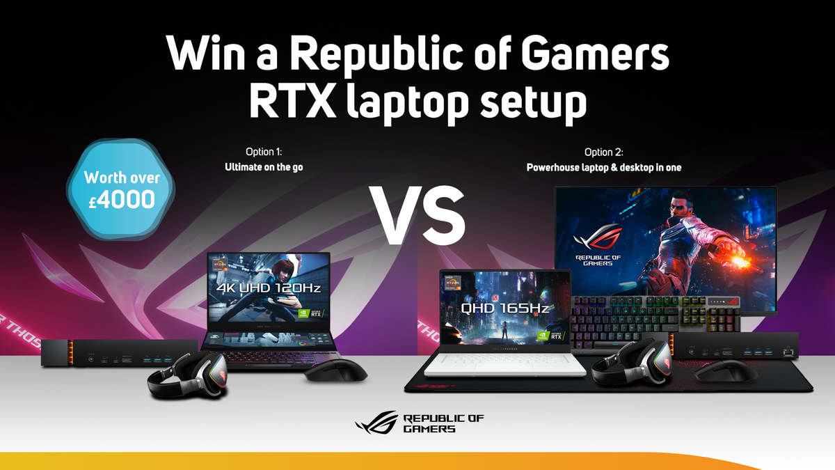 ScanComputers's tweet image. Scan is BACK with another EPIC #GIVEAWAY! #WIN a Republic of Gamers laptop setup worth over £4000! 

Sponsored by @ASUS_ROGUK 
&amp;amp; supported by @seagategaming  

Enter here---&amp;gt; bit.ly/3sSihkB 

#Competition #Scancomp #RTX #ROG