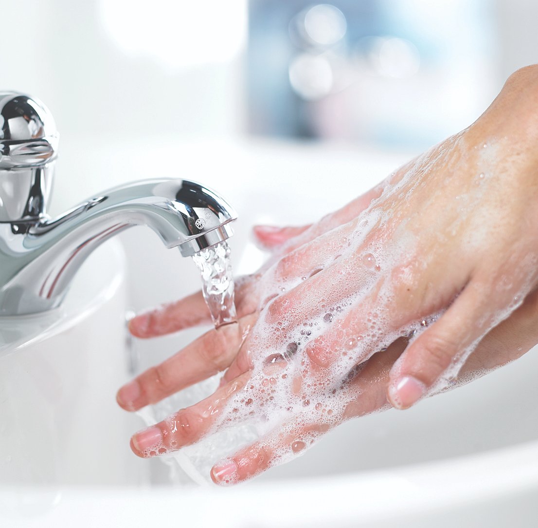 Hand washing is an easy, effective and affordable way to stop the spread of germs and infections - washing with soap physically removes germs from the skin, as it contains ingredients known as surfactants, which break down the oils and dirt.