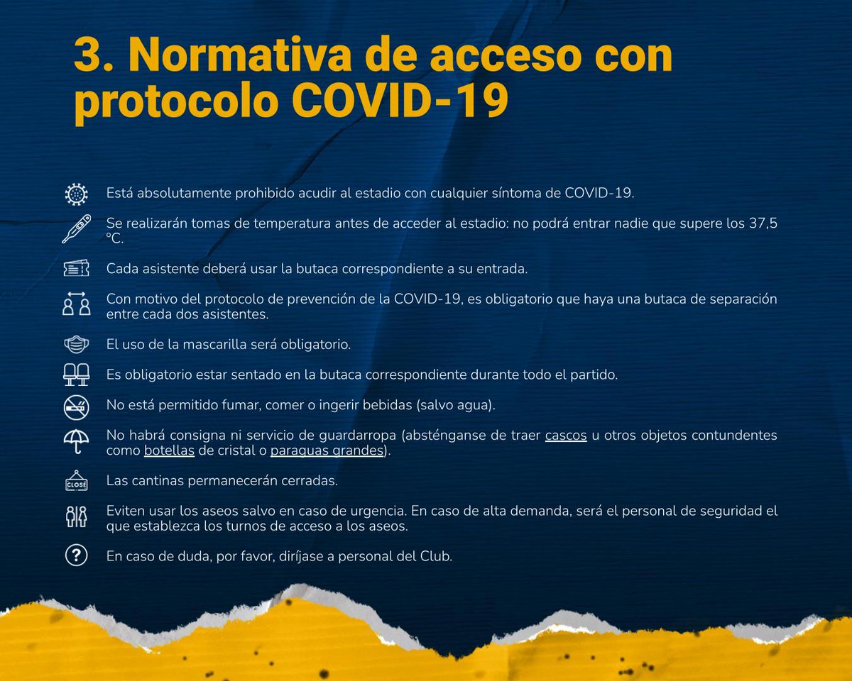 UCAMMurciaCF's tweet photo. 🚨 Normativa de accesos y cumplimiento de los protocolos #Covid19 y de seguridad.

#UCAMMurciaRealMurcia ⚔️
⭐ #PartidoPrimafrio https://t.co/06eIh5gKx8
