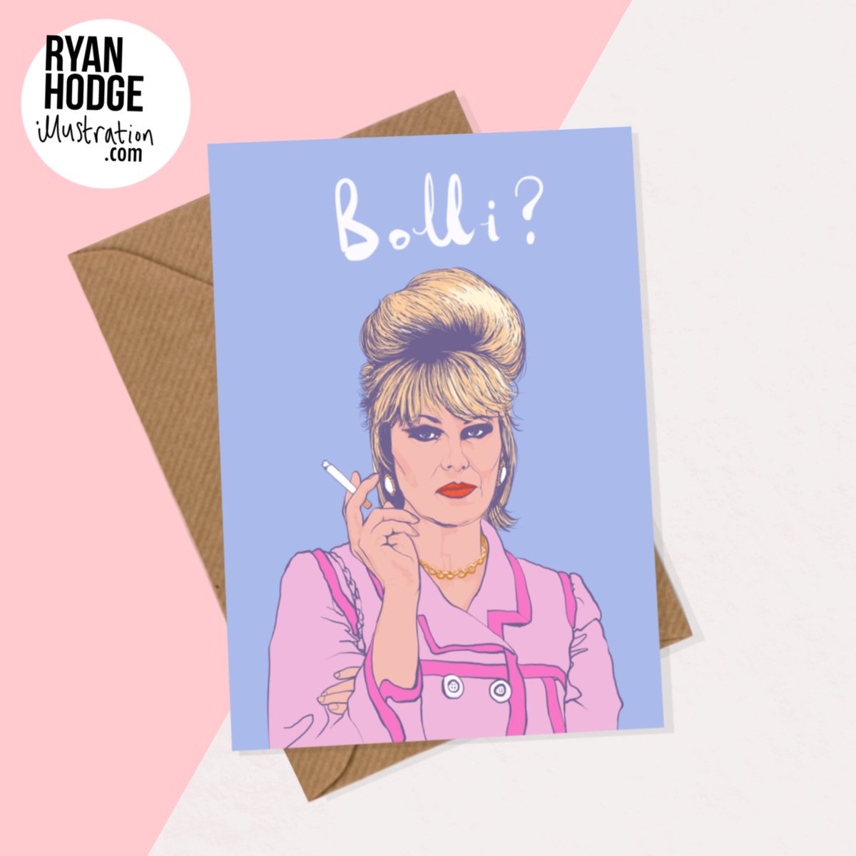 Buy my Absolutely Fabulous Patsy Stone Greetings Card NOW!  Bolli, anyone? etsy.me/3l9CnUV via @Etsy #patsystone #greetingcard #birtdaycard #illustration #etsy #etsystore #abfab #bolli #birthday #bestfriend