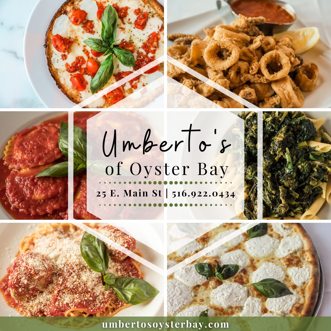 oysterbayny's tweet photo. Umberto’s – originally started in New Hyde Park in 1965 – has opened up in #OysterBay! Visit their website – https://t.co/HOKycHucdZ – to view their menus and order on-line for pickup or delivery! #shopoysterbay #eatlocat #orderinhelpout #supportlocalsafely #oysterbayny https://t.co/14tx1xJVWr