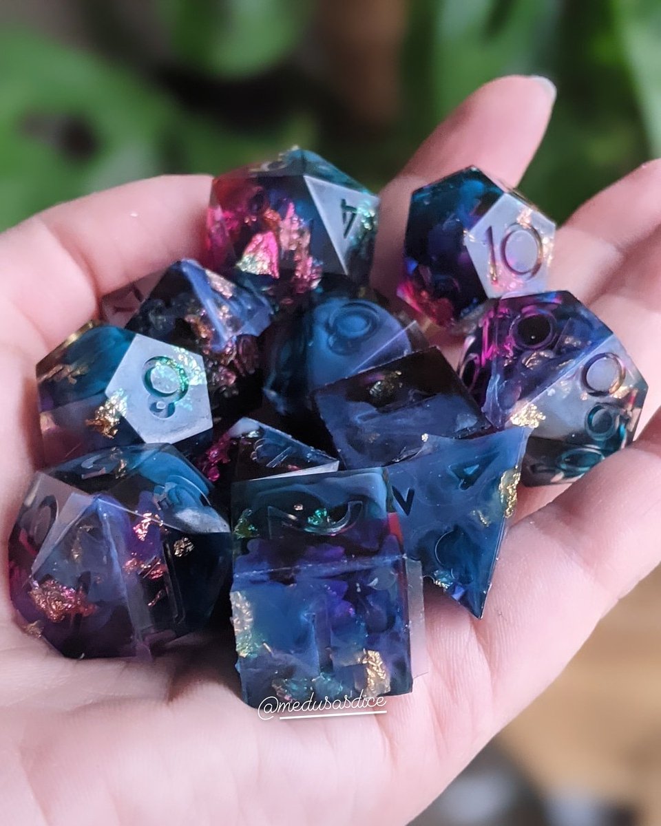 Shop update tonight at 6pm CST #handmadedice #dice #dnd #pathfinder #dnddice #homebreweddice