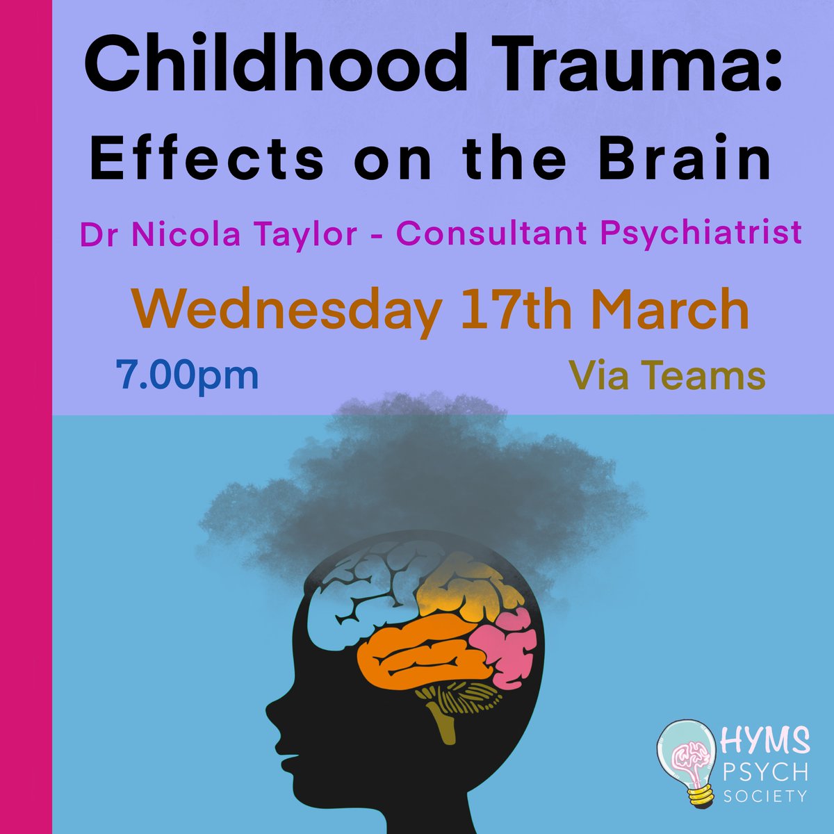 NEW EVENT: Join us this Wednesday at 7pm for a talk all about Childhood Trauma in Psychiatry! 

Sign up here: forms.gle/UVLkf1KFoqBBfV…
