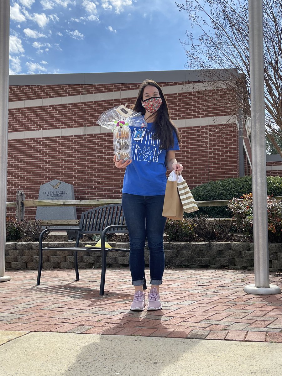 SurryCentralHS's tweet photo. We want to thank Antonia Cawley for her hard work and commitment to helping students at Surry Central.  Happy Social Worker Appreciation Week, Mrs. Cawley! #TheBigSC https://t.co/f1hUNrRqsO