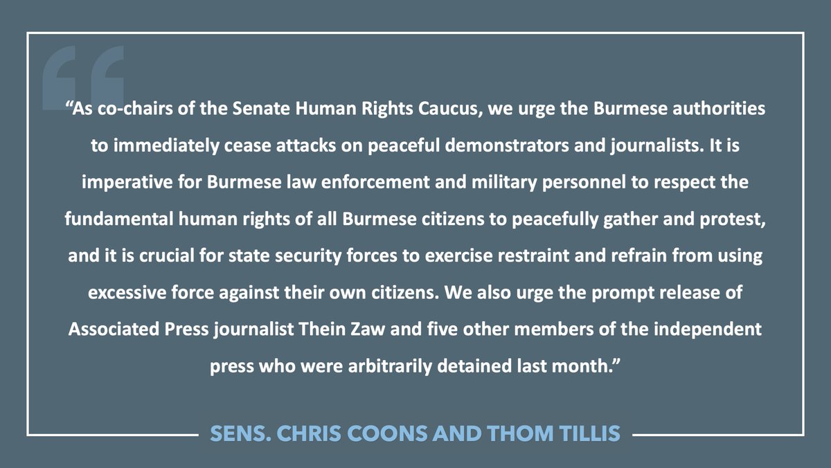 Senator Chris Coons tweet media