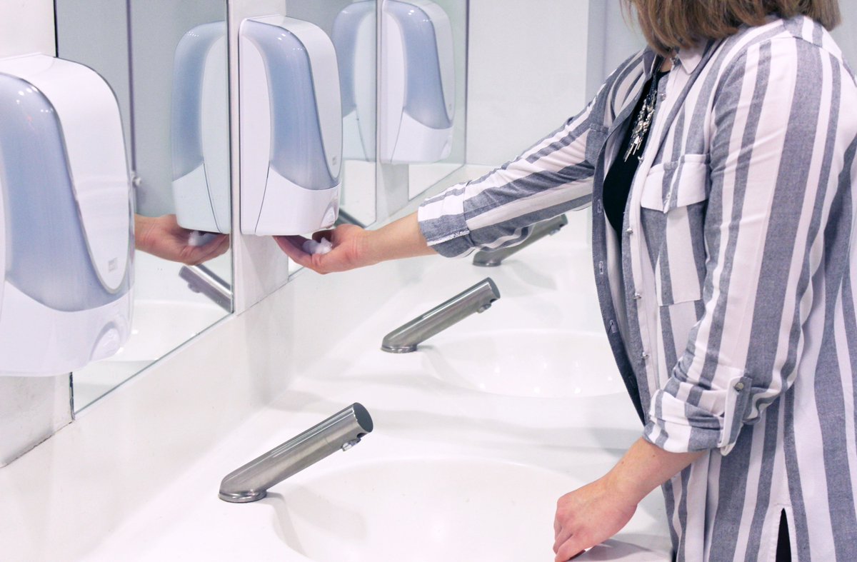 Making sure your hands are thoroughly dry after washing is important - bacteria is more likely to be transmitted from wet skin than dry skin!