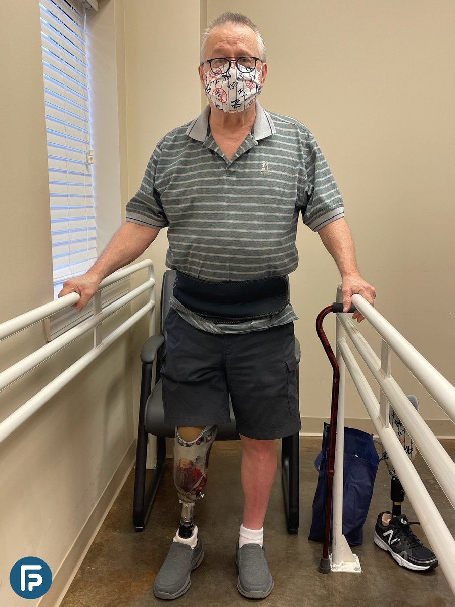 FourrouxPro's tweet photo. Mr. Philip is new to #Fourroux, and Justin Haynes our Prosthetist in our #Memphis, #TN office just fit him with his FIRST definitive #prosthesis.
You are going to do GREAT, Mr. Philip! 🥳
#newbeginnings #getbusyliving #customprosthetics #buildingrelationshipsforlife https://t.co/8u8ASCnuus