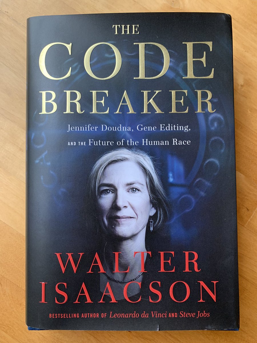 MiloFasken's tweet image. Great read! ✂️ 🧬 😊

@doudna_lab @WalterIsaacson #TheCodeBreaker #JenniferDoudna #CRISPR