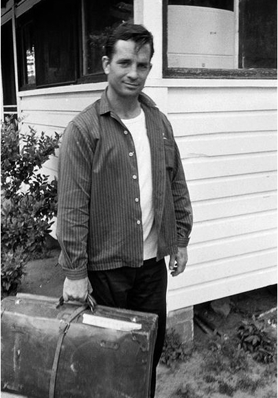 stevesilberman's tweet photo. Novelist and poet Jack Kerouac was born on this day 99 years ago. Here's his rarely seen hand-drawn map for his "On the Road" journey, and a 1958 photo by Robert Frank. Thanks, Jack. https://t.co/TccgpqDvZA