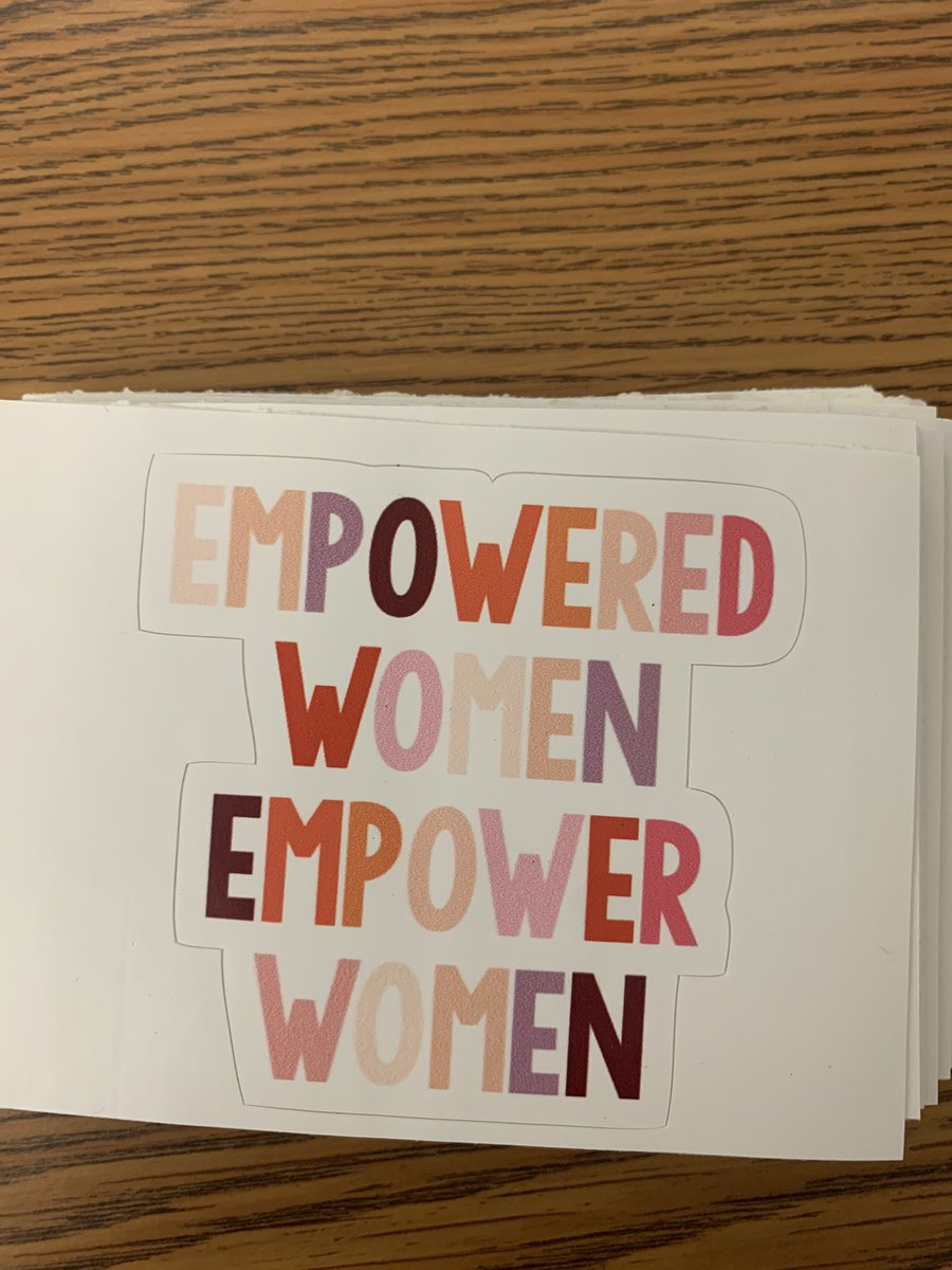 We’ve got free stickers for Women’s History Month! Visit the WSGA office to get yours-please limit to just one so there’s enough for all! 😁
