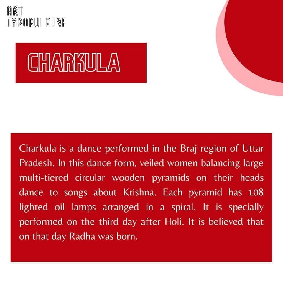 junoonmit's tweet photo. Charkula dance has been originated from the time of Krishna’s era. This popular dance is well known in the entire Braj area. This folk dance is connected to the myths of lord Krishna and his surrounding life. 

#charkuladance #braj #dance #art #culture #art_impopulaire https://t.co/HrpWBJe123