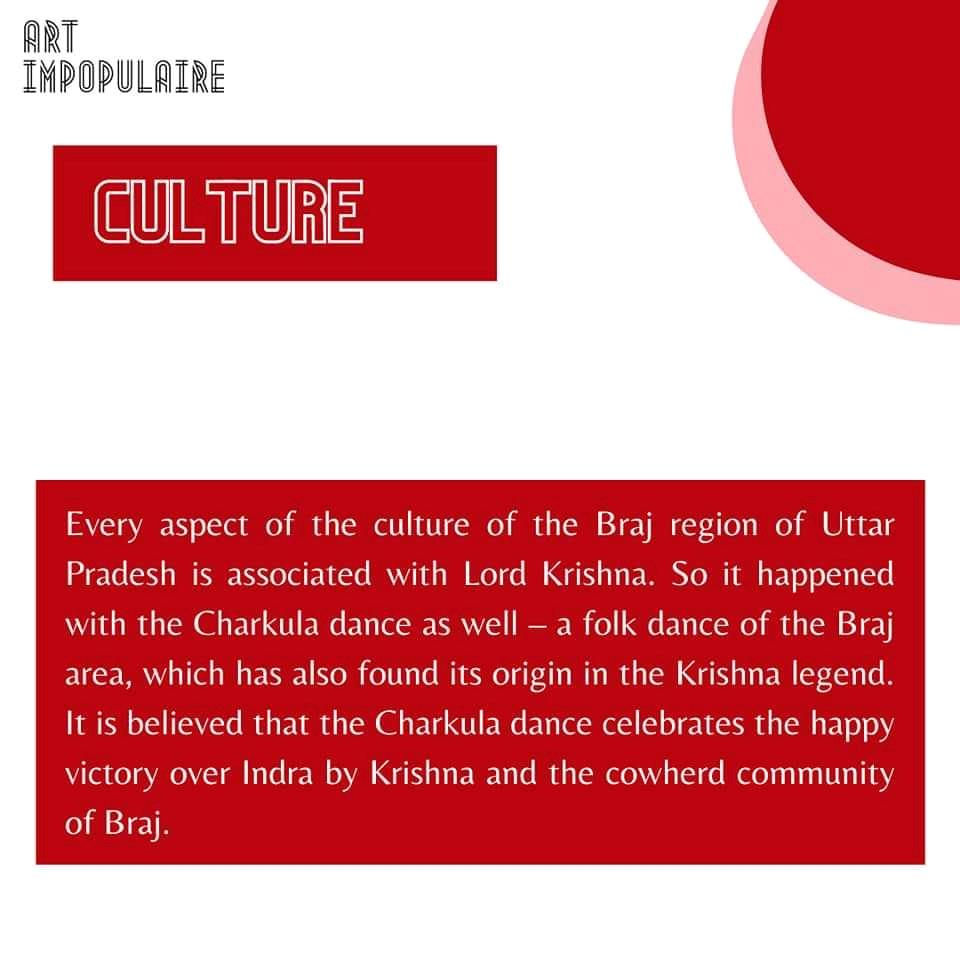 junoonmit's tweet photo. Charkula dance has been originated from the time of Krishna’s era. This popular dance is well known in the entire Braj area. This folk dance is connected to the myths of lord Krishna and his surrounding life. 

#charkuladance #braj #dance #art #culture #art_impopulaire https://t.co/HrpWBJe123