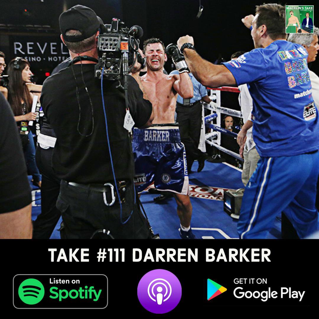 mattmacklin's tweet photo. Head to Macklin’s Take YouTube using the details below to get a sneak preview of Tuesday’s podcast episode with @DarrenBarker82 

https://t.co/oVyPgsCi1Y 

#sportspodcast #macklinstake #boxingpodcast #sneakpeek #preview #comingsoon https://t.co/PrPdAHnPpV