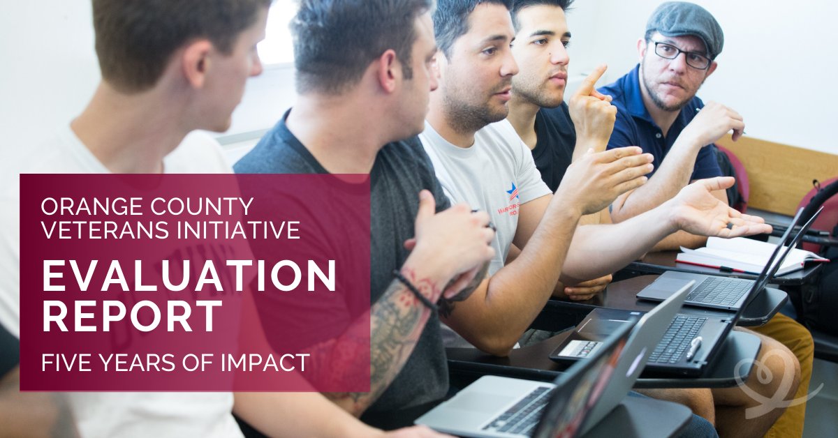 OCCommunityFdn's tweet photo. #DYK OCCF's OC Veterans Initiative has invested $4 million into 17 nonprofit organizations, reaching 29,286 #veterans & their families? Learn more in our year evaluation report from @harderco + watch our video for first-hand accounts of impact: https://t.co/OxDto7NELJ #OCVI https://t.co/USSh68zZ3p