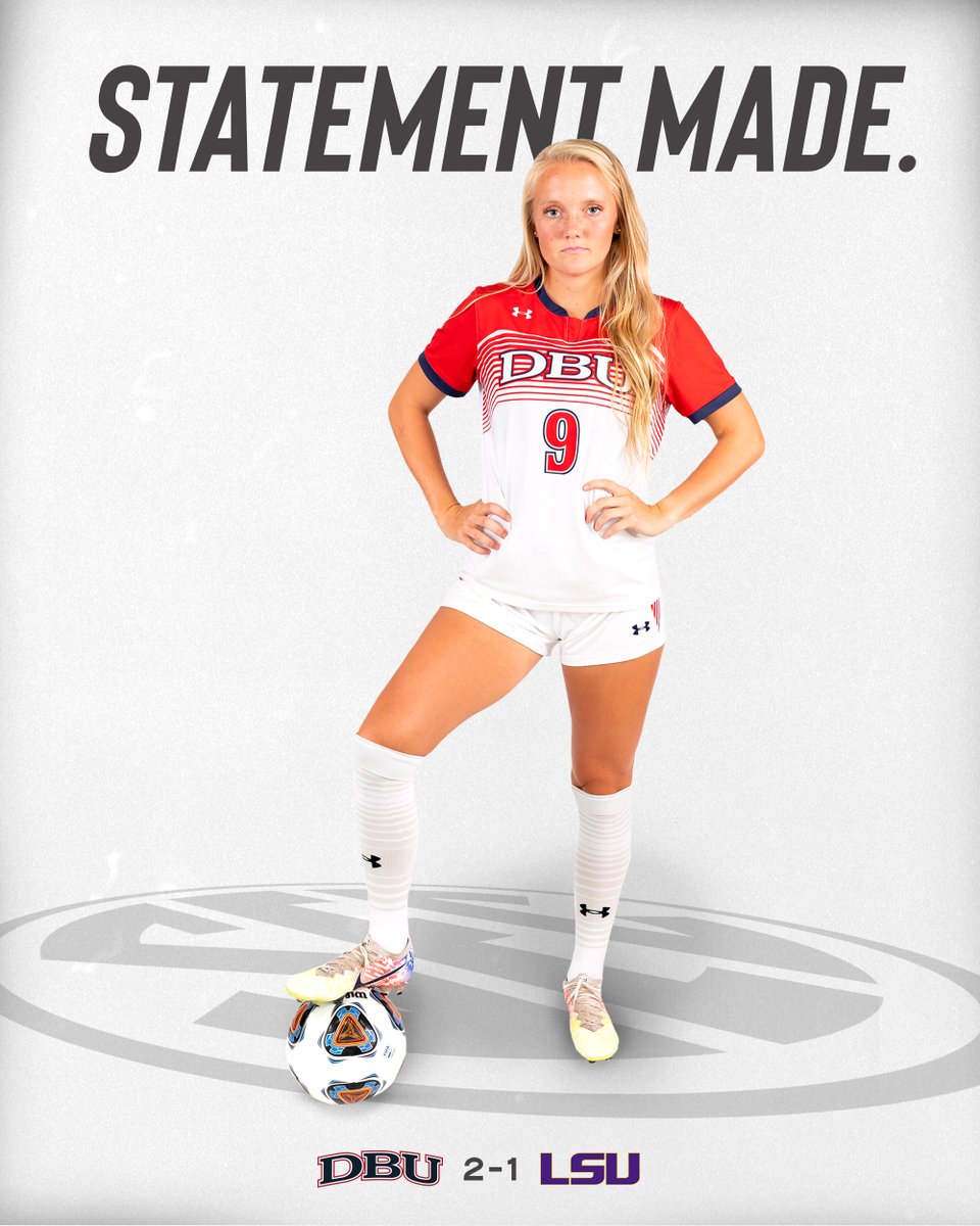 No. 6 DBU goes into Baton Rouge and takes down LSU.

#AllForHim