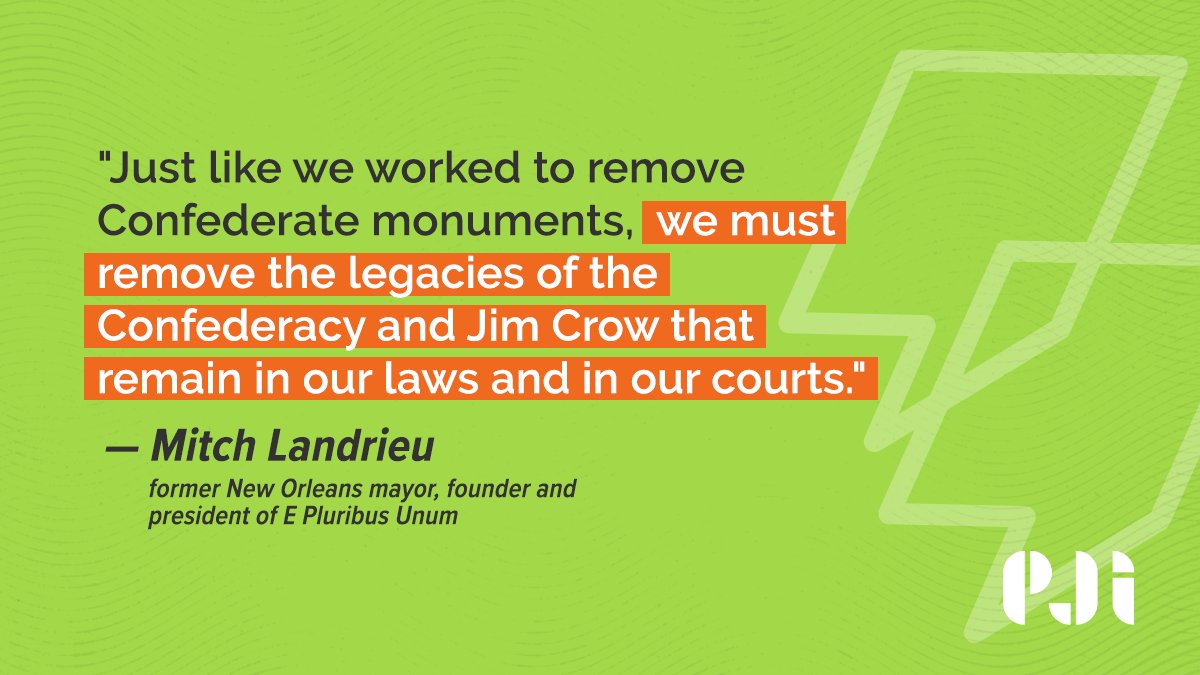 More than 1,500 Louisianans are serving time due to a non-unanimous jury conviction--a relic of Jim Crow. We must #EndJimCrowJuries and restore justice for all.