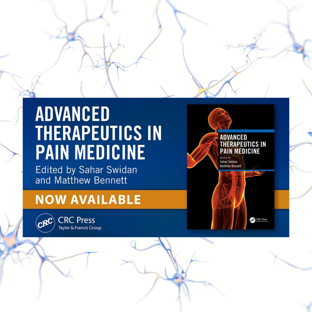 sahars_pharmd's tweet photo. Advanced Therapeutics in Pain Medicine has been chosen as one of the “10 Best New Pain Medicine Books to Read in 2021” by the Book Authority. Shift your practice from a “one size fits all” approach to pain management to individualized patient care. https://t.co/uijy9aC9Yw
