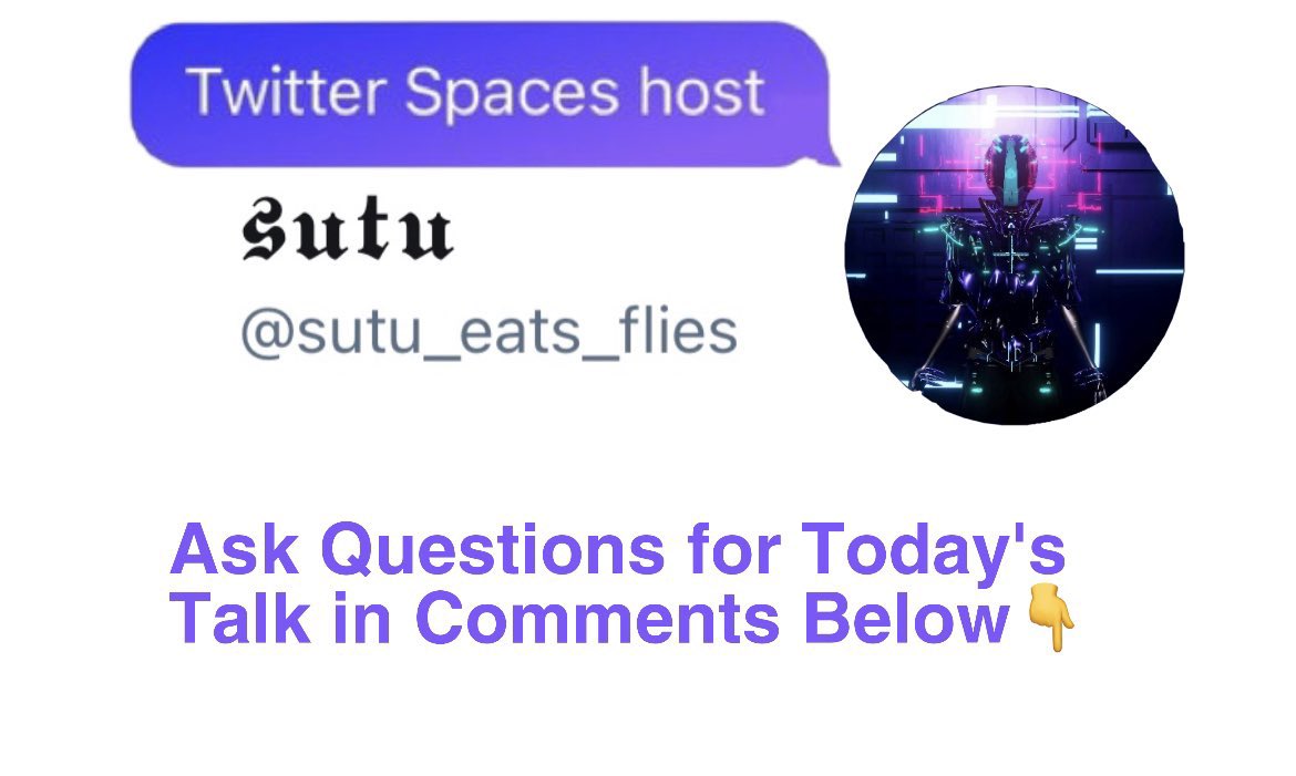 Join our talk about #cleanNFTs today @ 2pm PST by tapping my LIVE fleet (on Twitter mobile - not desktop). And type any questions in the comments below.
