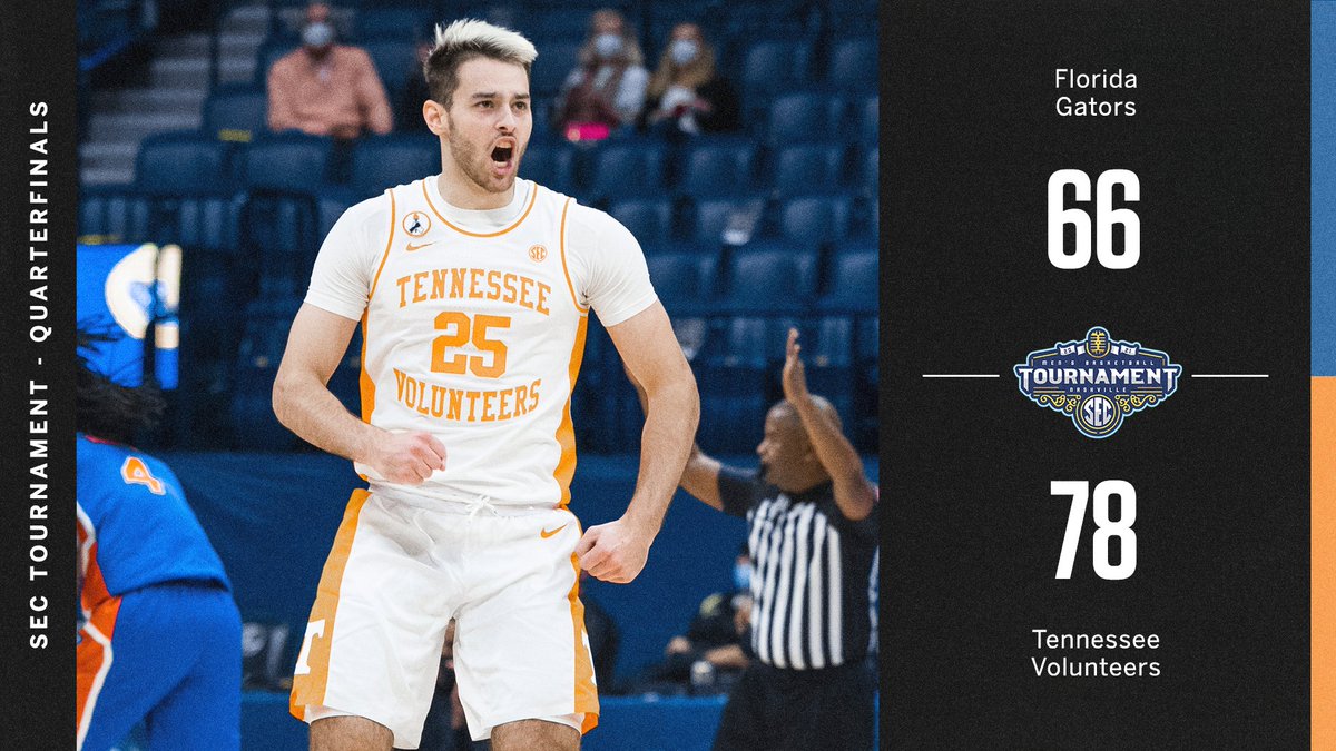 HOW 'BOUT THEM VOLS?!

<a href="/Vol_Hoops/">Tennessee Basketball</a> ➡️ #SECMBB Semifinals 🍊