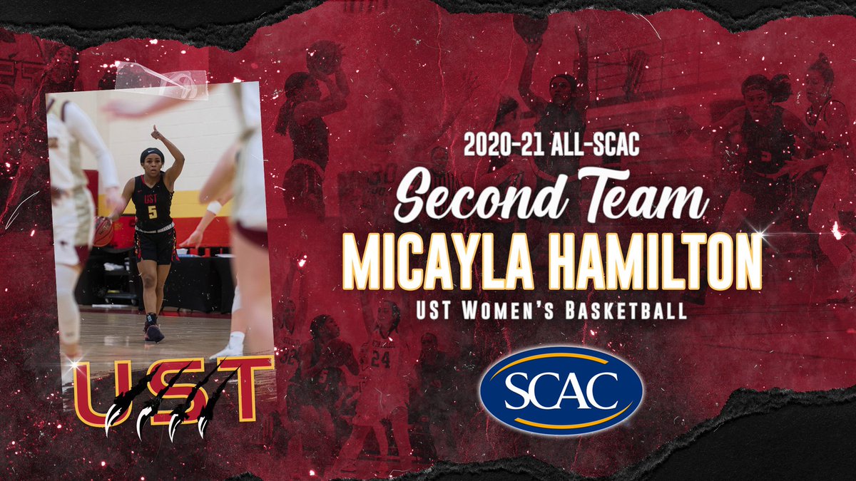 USTWBB's tweet photo. Congratulations to @micayla2901 for being named to the ALL-SCAC Second Team. So very proud. #CeltsProud #USTFam #MoreToCome #MoreThanAnAthlete https://t.co/CrCGlPuTBh