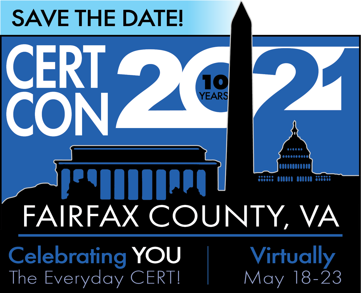 CERTCon's tweet image. CERT CON 2021 has a date! May 18th-23rd
More information coming soon!
certcon.org