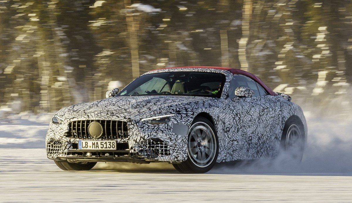 motorpuntoes's tweet photo. El Mercedes SL 2022 contará con tracción total 4MATIC, e interesantes novedades
https://t.co/MUdsuMJUrJ
@MercedesAMG @MBenzEspana @MercedesBenz #MercedesBenz #SL #Roadster #MercedesSL #R232 #testingmules #wintertest #teaser #AMG https://t.co/PIYUVx0AIF