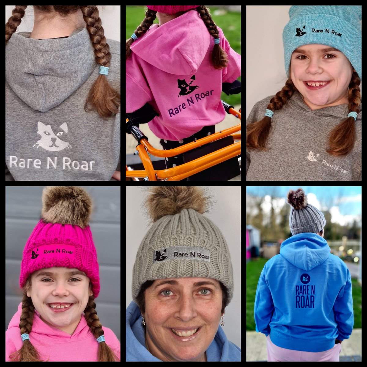 Cure4Carmela's tweet photo. Check out my Rare N Roar clothing and accessory shop on my Facebook page. About a quarter of each item sold goes to @MDUK_News
To help fund research in to my cruel life-limiting disease #LCMD 
https://t.co/FY9IqaPC02 https://t.co/dK2dQHa8qb