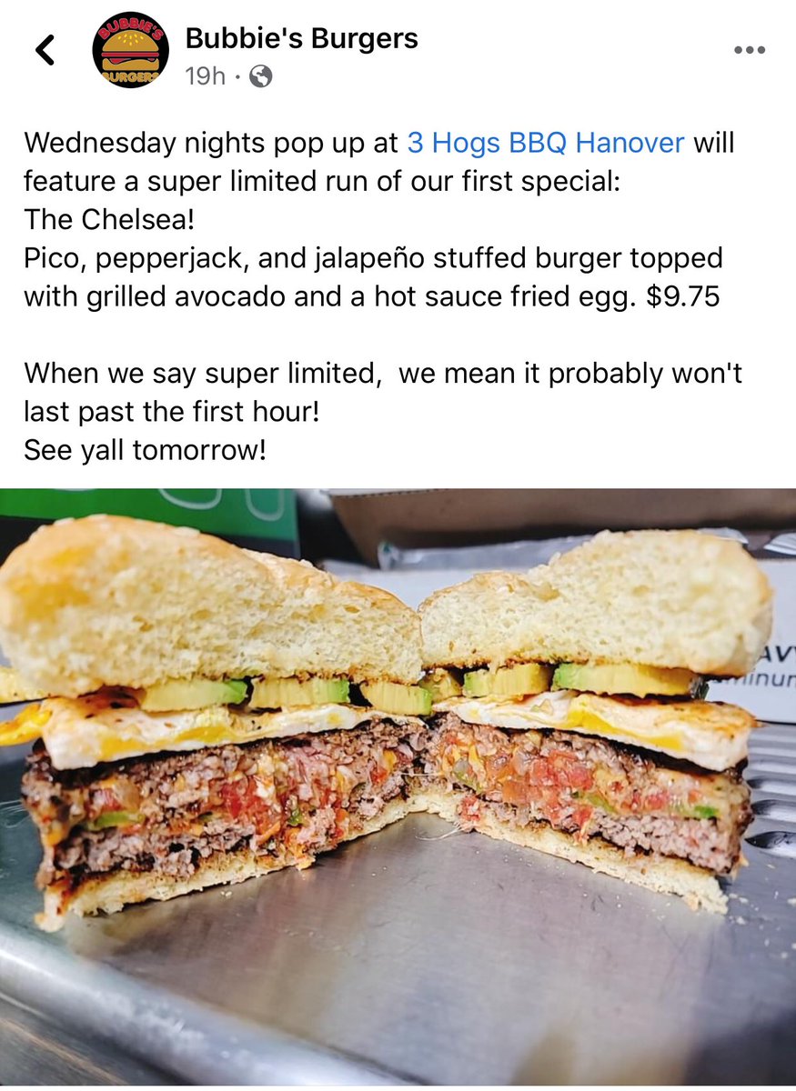 chris515_'s tweet image. So my favorite bbq place bought a food truck (the hog trough)...

Now they run a pop up burger shop out of it a couple days a week, these guys are creative as hell and always up to something #bubbiesburgers #3hogs #bbq