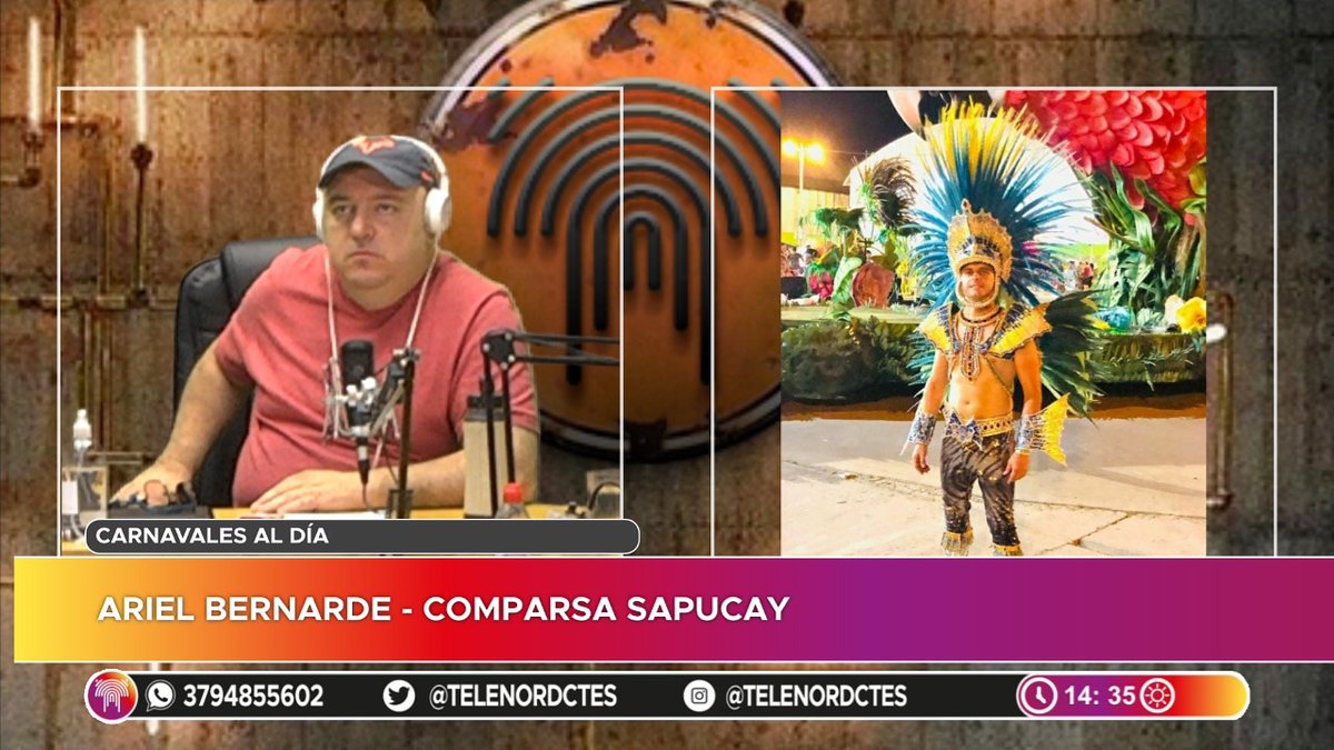 [Ahora] Estamos en comunicación telefónica con @bernardeariel de la Comparsa @sapucayoficial 🔹️🔸️
Nos dio su punto de vista sobre las reformas de listas de candidatos y mencionó "No es cierto que estamos buscando una reelección eterna, esto no es un partido político"