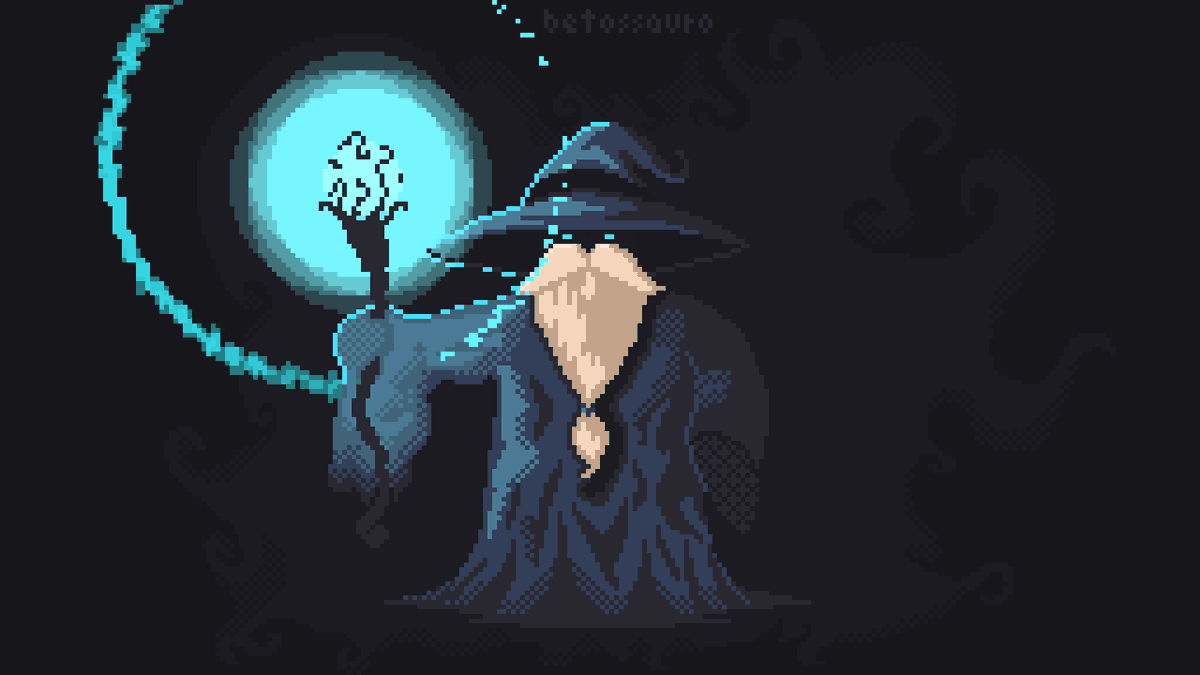 betossauro's tweet photo. @ricardojuchem Hey Ricardo, thanks for the #PixelFriday
My nickname is Beto and I'm also from Brazil. I started doing pixel art a month ago! Right now I prefer doing landscapes because I feel a little bit more confident, but I want to learn doing characters in the future :) https://t.co/lBbPyEKpte