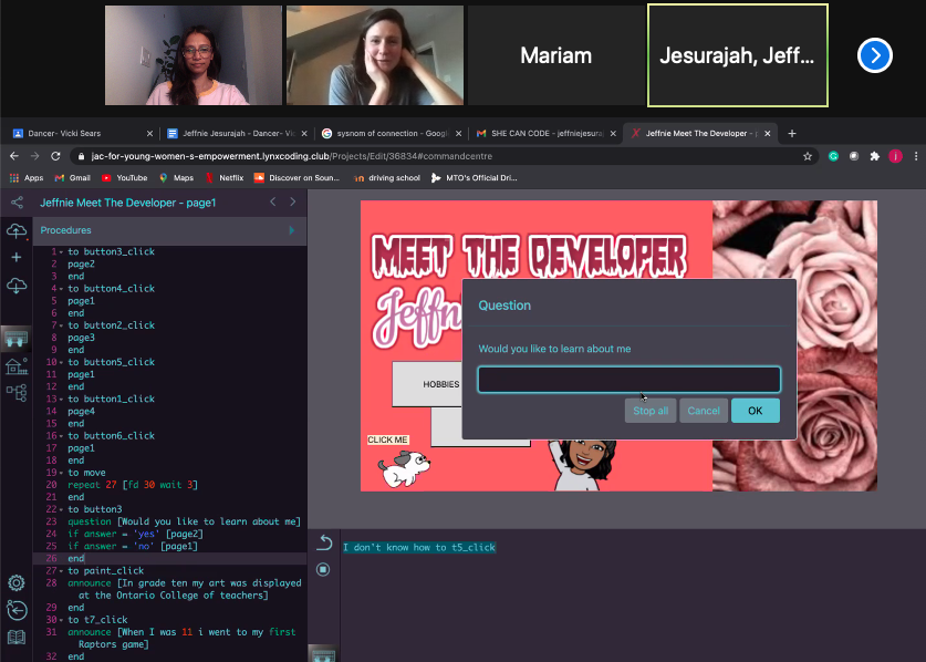 Hackergal tweet media