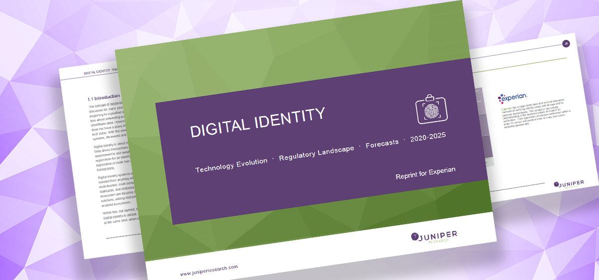 ExperianVision's tweet photo. Experian has been selected as one of the leaders in the current digital identity landscape in Juniper Research’s Digital Identity: Technology Evolution, Regulatory Landscape &amp; Forecasts 2020-2025 report. Learn more: https://t.co/I2sPImMoNa https://t.co/9tt6GktwPj